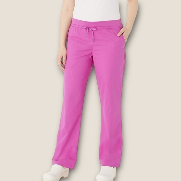 Med Couture Freedom Scrub Pant in Bubblegum Pink XS - Picture 1 of 9
